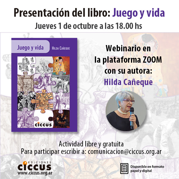 Webinar Juego y vida por Hilda Cañeque