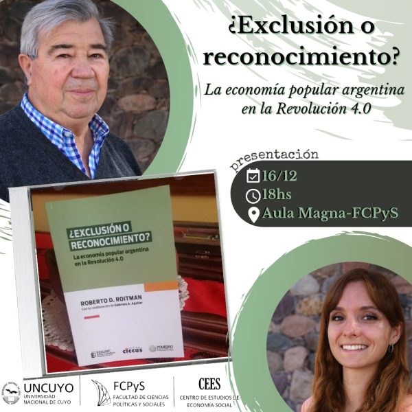Presentación del libro de Roitman en Mendoza
