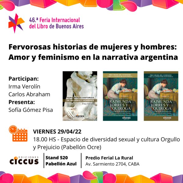 Feria del libro de Buenos Aires | Amor y feminismo en la narrativa argentina