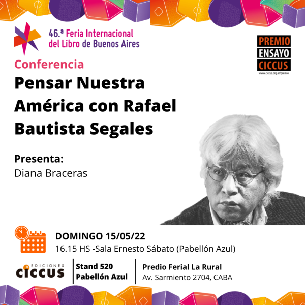 Conferencia de Rafael Bautista en la Feria del Libro de Buenos Aires