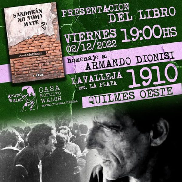 Homenaje a Armando Dionisi en Quilmes
