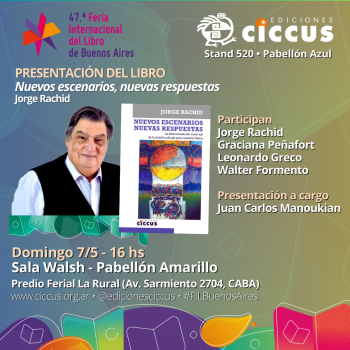 Presentación del libro «Nuevos escenarios nuevas respuestas» en la Feria del libro de Buenos Aires