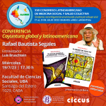 CONFERENCIA «Coyuntura global y latinoamericana» con Rafael Bautista Segales