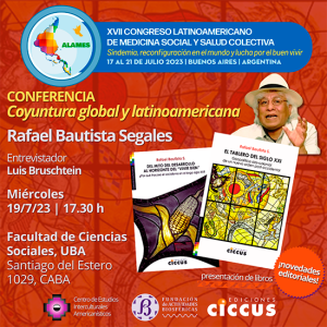 CONFERENCIA «Coyuntura global y latinoamericana» con Rafael Bautista Segales