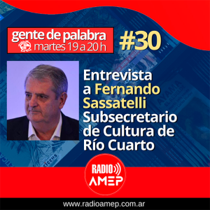Entrevista a Fernando Sassatelli, subsecretario de cultura de Río Cuarto