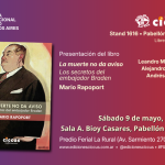 «La muerte no da aviso. Los secretos del embajador Braden»: Mario Rapoport presenta una novela negra en clave histórica