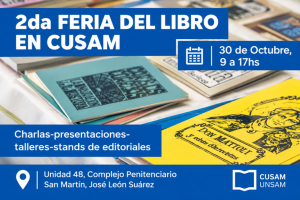 Realizan la segunda edición de la Feria del libro del CUSAM